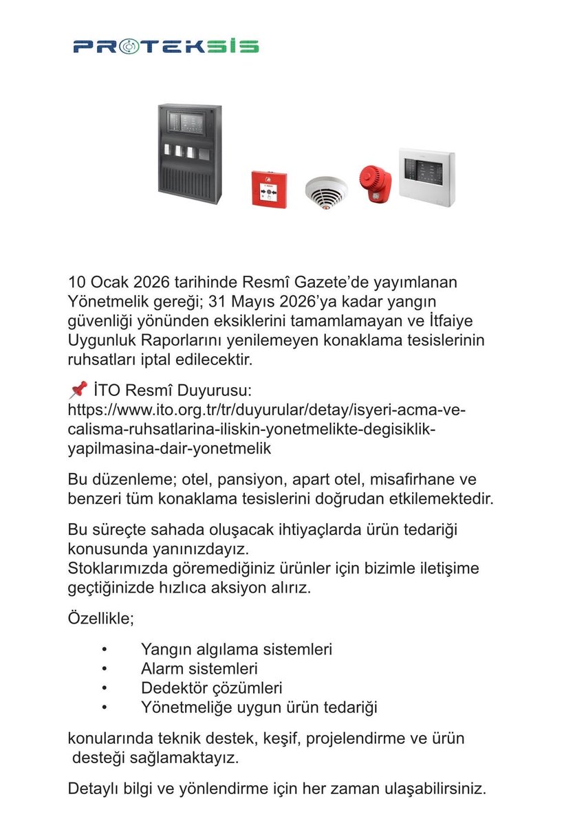 Ücretsiz keşif ve değerlendirme için, info@proteksis.com.tr
