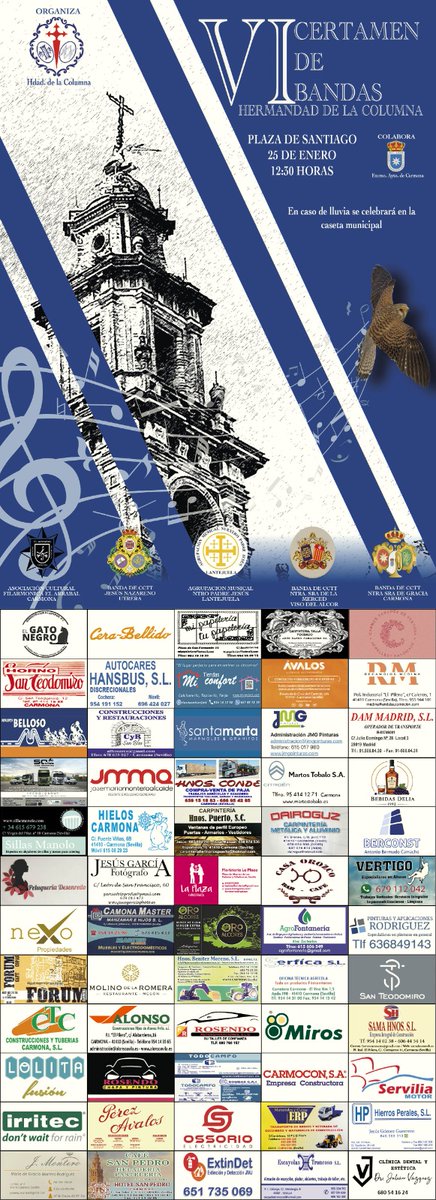 📌ACTUALIDAD| 𝐕𝐈 𝐂𝐄𝐑𝐓𝐀𝐌𝐄𝐍 𝐃𝐄 𝐁𝐀𝐍𝐃𝐀𝐒 

Nos vemos mañana, 𝐝𝐨𝐦𝐢𝐧𝐠𝐨 𝟐𝟓 𝐝𝐞 𝐞𝐧𝐞𝐫𝐨, para disfrutar del 𝐕𝐈 𝐂𝐞𝐫𝐭𝐚𝐦𝐞𝐧 𝐝𝐞 𝐁𝐚𝐧𝐝𝐚𝐬 que tendrá lugar en la 𝐂𝐚𝐬𝐞𝐭𝐚 𝐌𝐮𝐧𝐢𝐜𝐢𝐩𝐚𝐥 a partir de las 𝟏𝟐:𝟑𝟎. 

¡𝐓𝐞 𝐞𝐬𝐩𝐞𝐫𝐚𝐦𝐨𝐬!