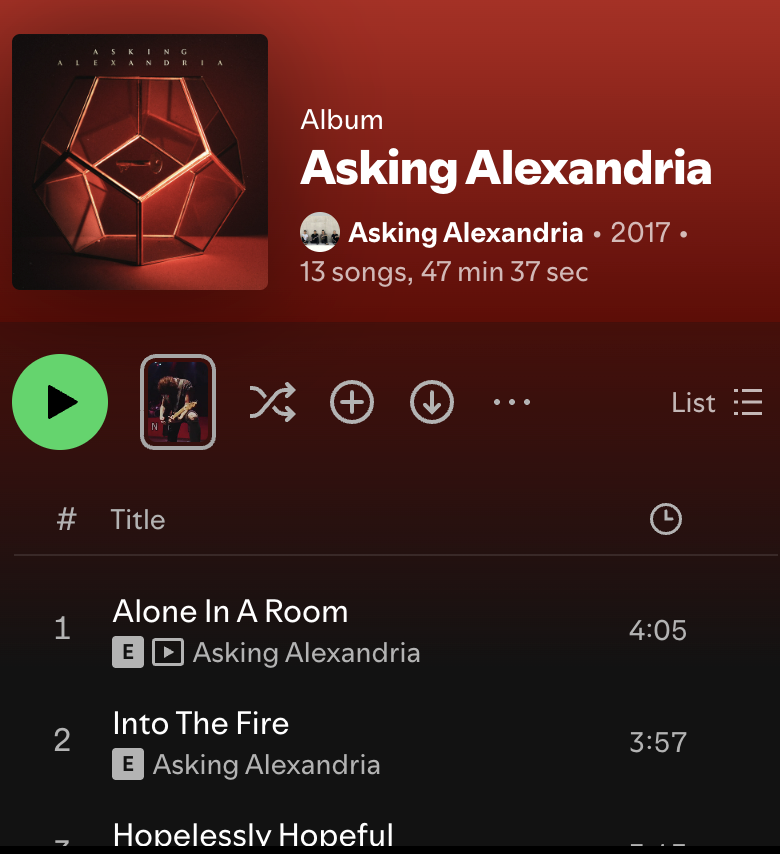 First listen