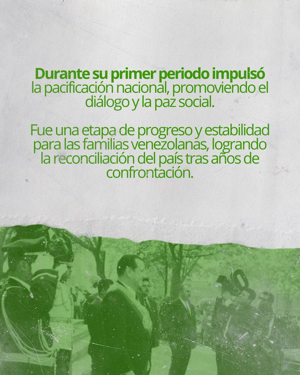 ConvergenciaVe's tweet photo. Hoy celebramos el nacimiento de nuestro fundador, @RafaelCalderaOf. Un hombre de familia y un demócrata cristiano ejemplar, que trabajó para que cada hogar en Venezuela viviera con progreso, paz y estabilidad. Fiel a sus principios, abrió el camino del diálogo y la tranquilidad que las familias necesitaban para salir adelante.

En Convergencia mantenemos firme nuestro compromiso con la libertad de Venezuela, guiados por los mismos valores y con el firme propósito de ver a nuestras familias unidas nuevamente.

#24Ene