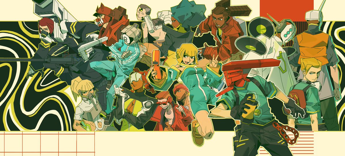 knife871's tweet image. #BombRushCyberfunk ...🥹