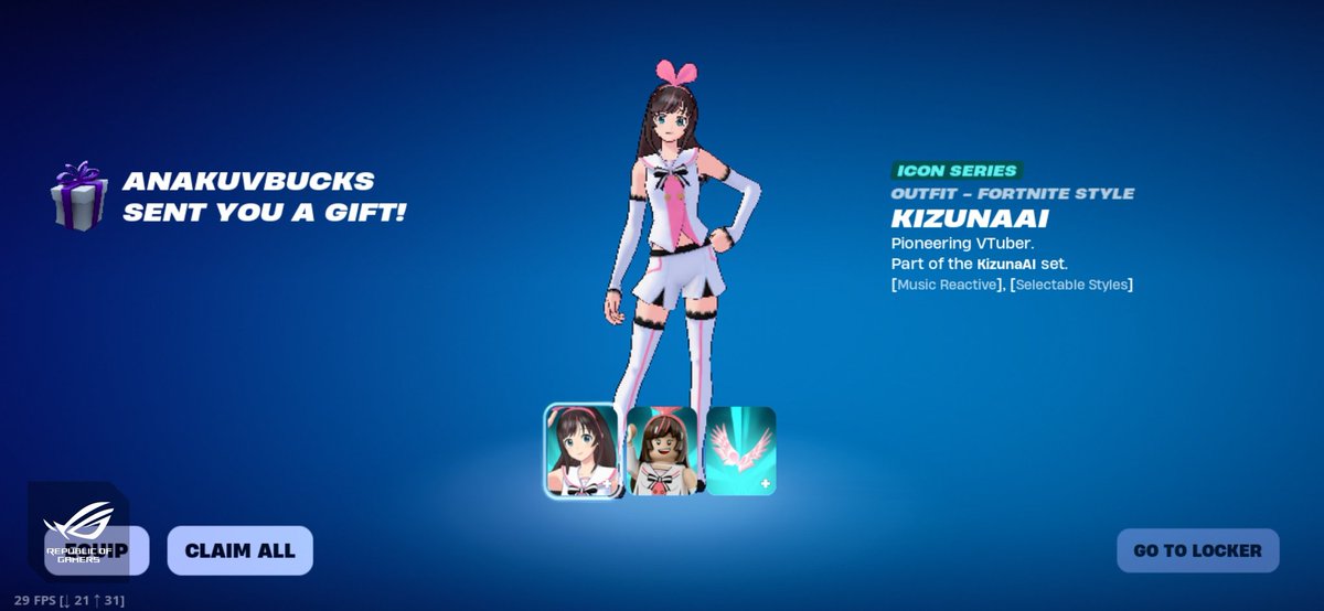 VIPERHOT007's tweet photo. Thank you @Ps5Tamil  For KizunaAi Gift ...bro 🥳🥳🥳🥳
 @ps5tamil #Vbucks #Fortnite #VbucksGiveaway https://t.co/PQSuxcyf1U