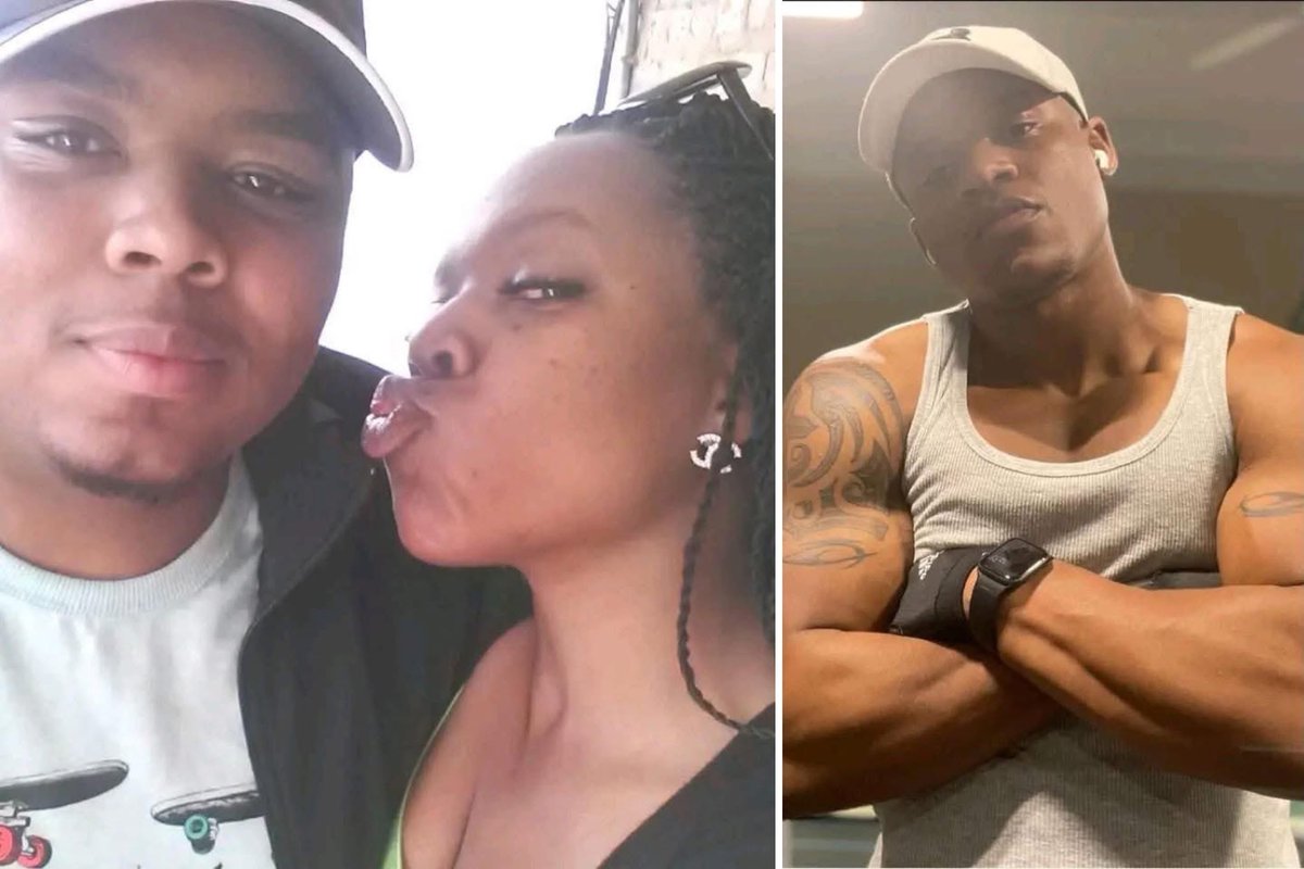 Am_Blujay's tweet image. Khulekani Zikhali shot &amp;amp; killed a gym trainer &amp;amp; his girlfriend. Khulekani went to the gym after work to pick up his girlfriend. When he entered the gym, he saw the trainer touching his girlfriend all over her body. He then went back to his car &amp;amp; waited for them to finish!