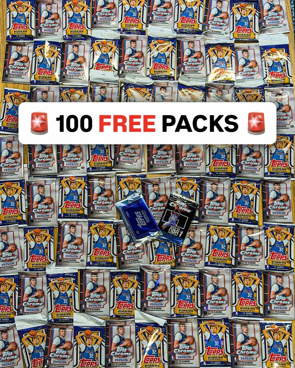 🚨 GIVEAWAY 🚨

100 FREE packs of basketball cards could be yours!

ENTER HERE: linktr.ee/ToppsCards