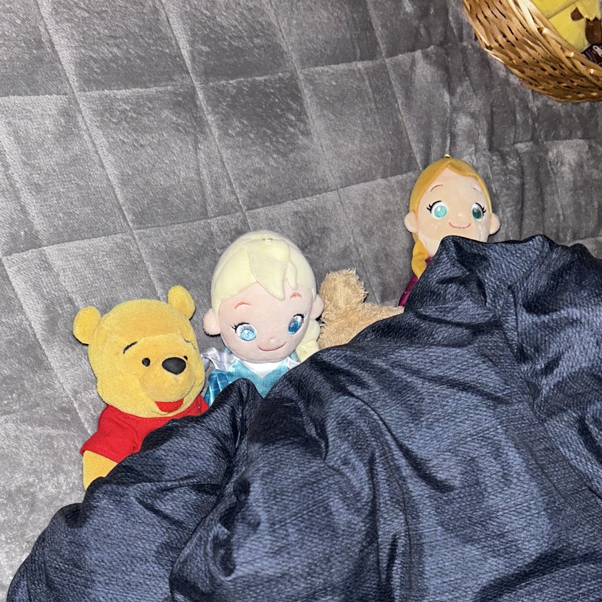 わぁパパのベッドに素敵なお客様が。

どかすね。