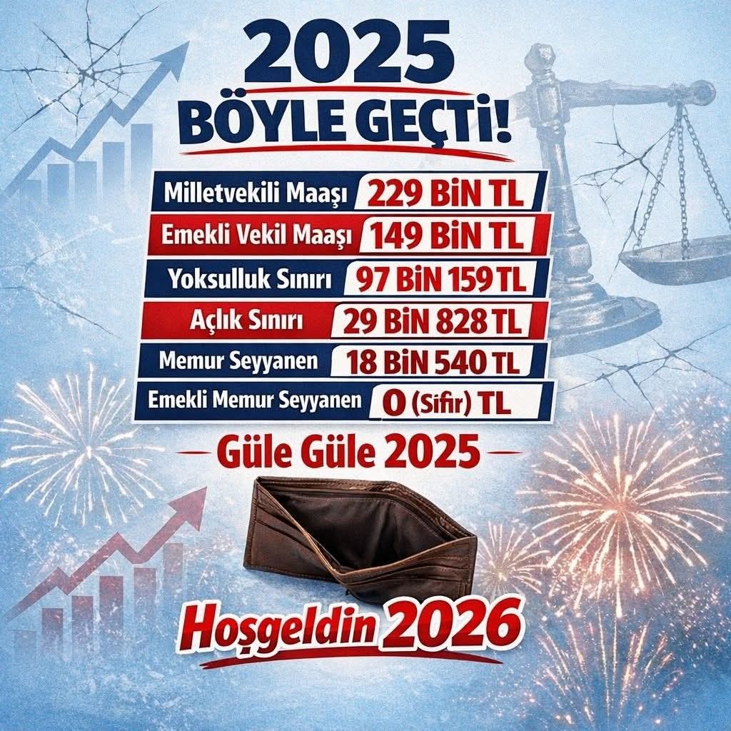 2.5 milyon #EmekliMemur un 32 aydır Seyyanen Zam hakkını elinden aldınız 
Açlık sınırının altında maaşa mahkum ettiniz 
Sayenizde garip gurabada olduk
#MemurEmeklisineAdalet gelmedikten sonra hakkımız haram olsun .
<a href="/Akparti/">AK Parti</a> <a href="/MHP_Bilgi/">MHP</a> 
<a href="/RTErdogan/">Recep Tayyip Erdoğan</a> <a href="/dbdevletbahceli/">Devlet Bahçeli</a>