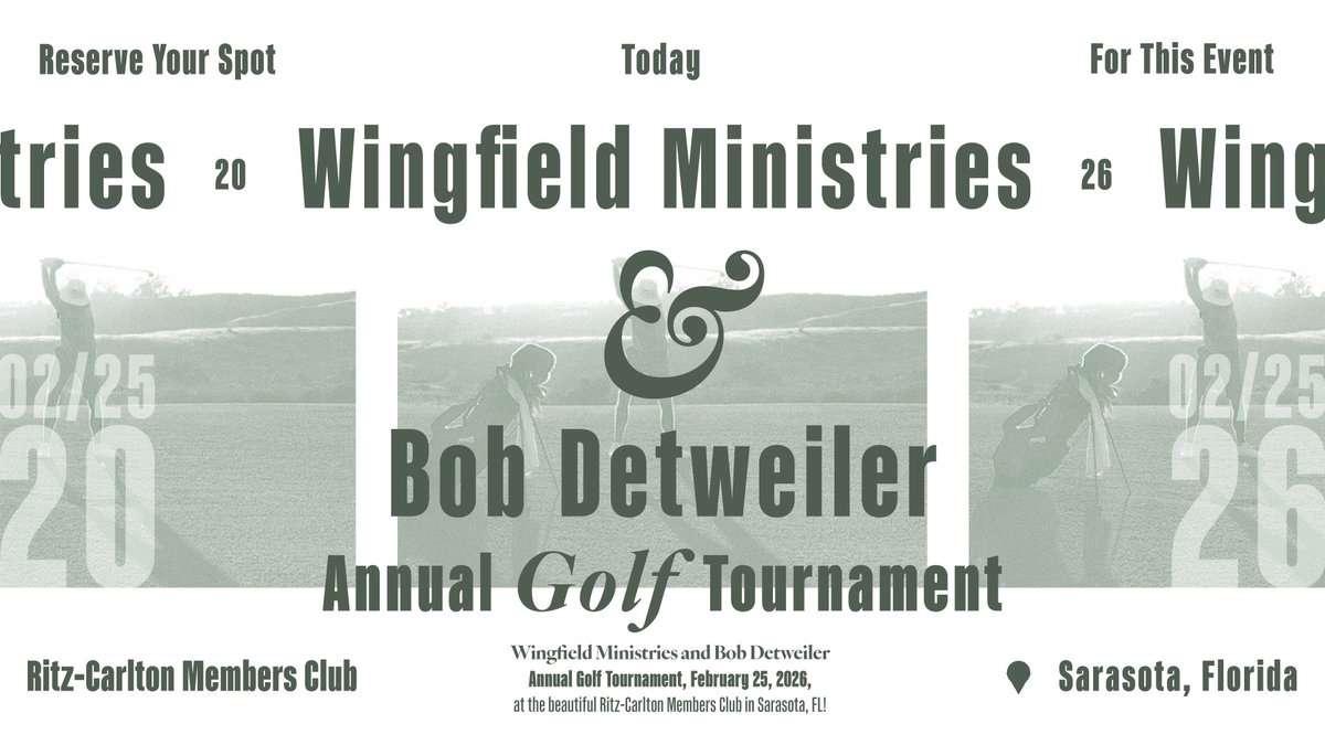 VictoryWeekend's tweet image. There’s nothing quite like enjoying a round of golf under Florida’s bright, warm sun, where the gentle ocean breeze and palm-fringed fairways create a perfect escape from everyday life. 

Experience it for yourself! Plan to join us for our Wingfield Ministries and Bob Detweiler…