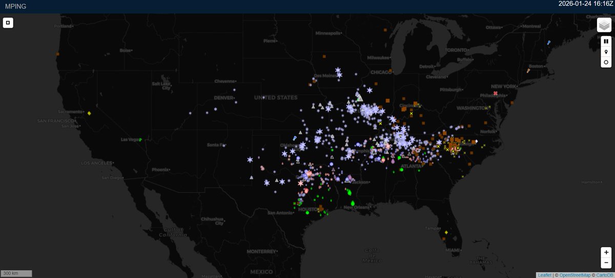 mlgriffinWX1's tweet photo. Remember to download the #mPING #citizenscience app from @NOAANSSL to help identify the precipitation type you observe in your area. The reports provide valuable information to your local @NWS office, especially during winter weather events. #ncwx #scwx https://t.co/IawxdWVcEn