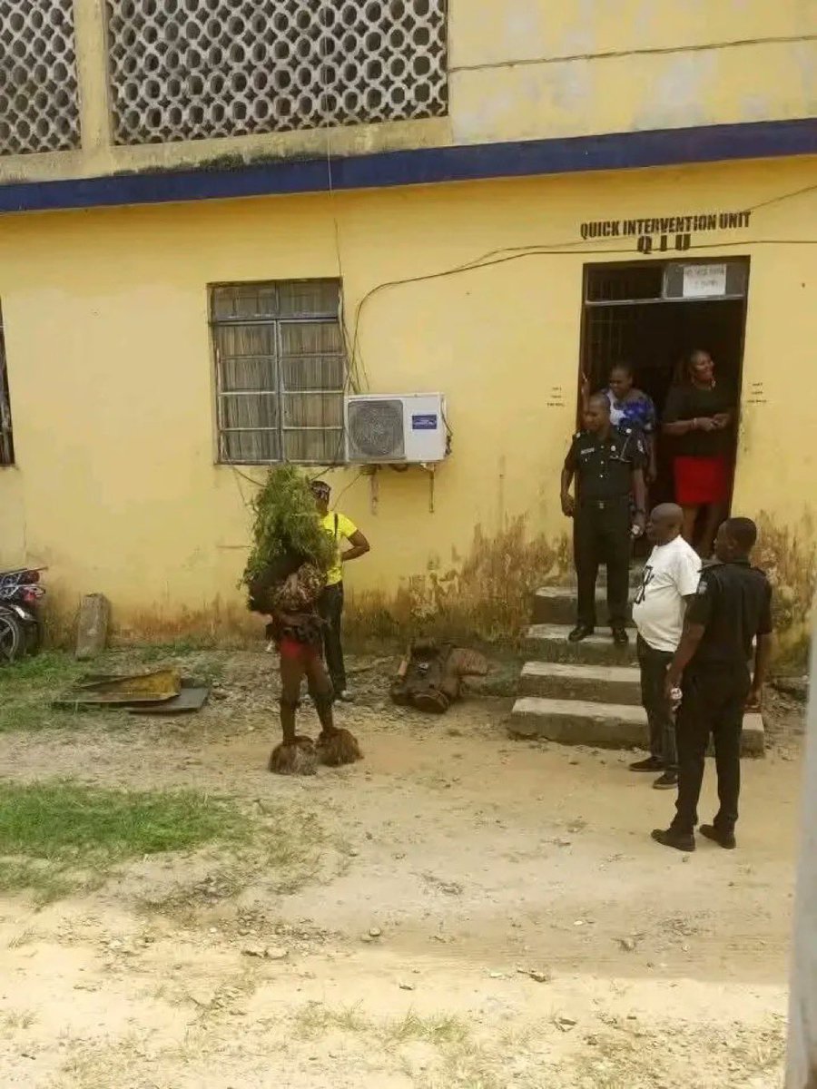 instablog9ja's tweet photo. Police Arrest Masquerades For Disturbing Public Peace In Akwa Ibom https://t.co/fCG4DgITWz