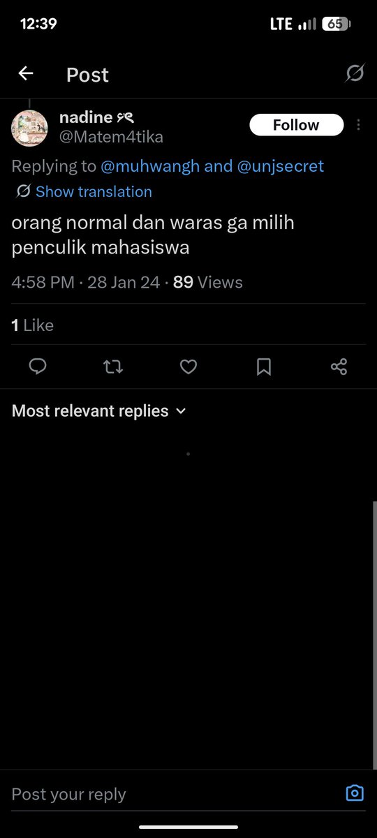 ChristianAlda's tweet photo. @Matem4tika Ngeles mulu kayak bajaj. Anies lo tuh jadi gubernur di 2017 gara2 dapat dukungan dari yg lu bilang penculik mahasiswa.  2019 pun dengan segala kesadaran mau jadi influencer penculik mahasiswa jadi presiden. https://t.co/zZQz0TxNvx