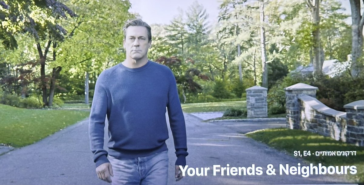 סדרה מעולה מעולה, אחלה בינג׳ לסופ״ש. למי שלא ראה - מומלץ 🤟 שבוע טוב שיהיה פה 

#appletv