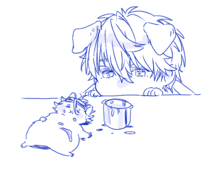 むしけら原稿中 tweet media