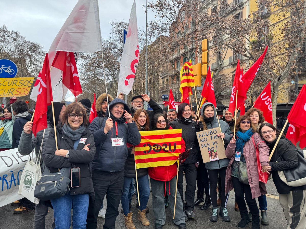 USOC tornem a sortir al carrer per a defensar els nostres drets, per una educació pública de qualitat.

Gràcies a tot el col•lectiu docent per a fer-ho possible.