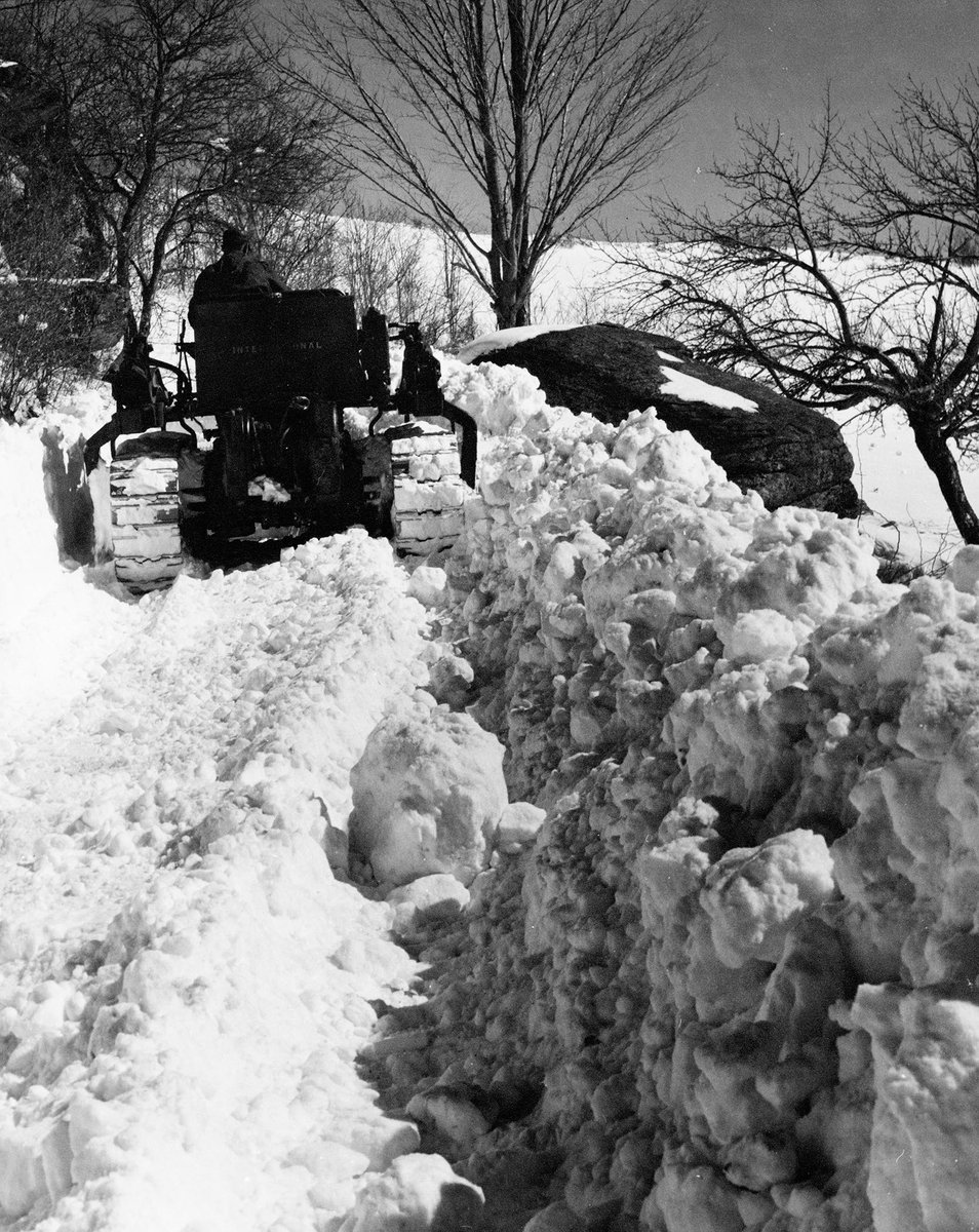 NCmuseumhistory's tweet image. In February and March of 1960, a series of storms hit western North Carolina. Boone recorded nearly seven feet of snow, and it was the coldest March on record in North Carolina at the time. These striking photos highlight the historic event.
