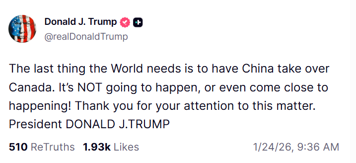 prayingmedic's tweet image. Panama was not about Panama. It was about China.

Venezuela is not about Venezuela. It's about China.

Canada is not about Canada. It's about China.

Greenland is not about Greenland. It's about China and Russia.

Cuba will not be about Cuba. It will be about China.

The UK will…