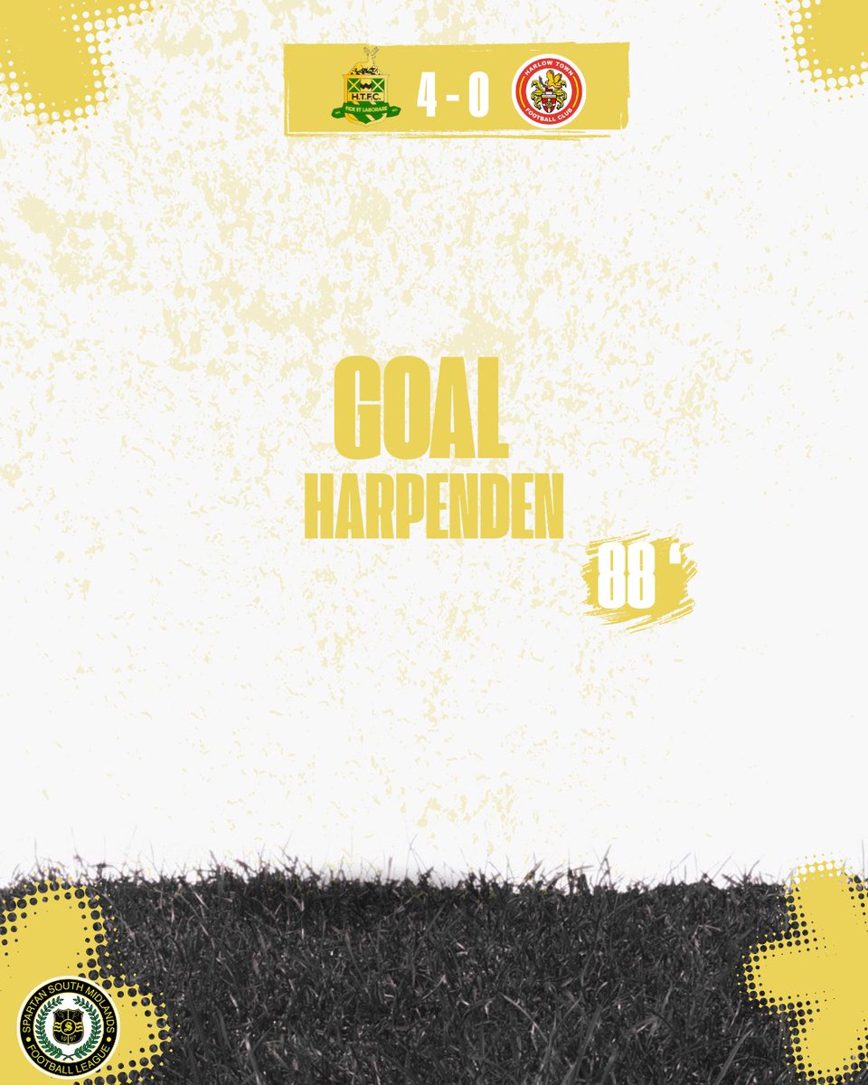 88' Goal for Harpenden. 4-0.