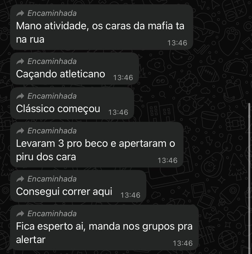 VitorJardimm's tweet image. Véspera de clássico é atenção redobrada em galera, fiquem ligados!
