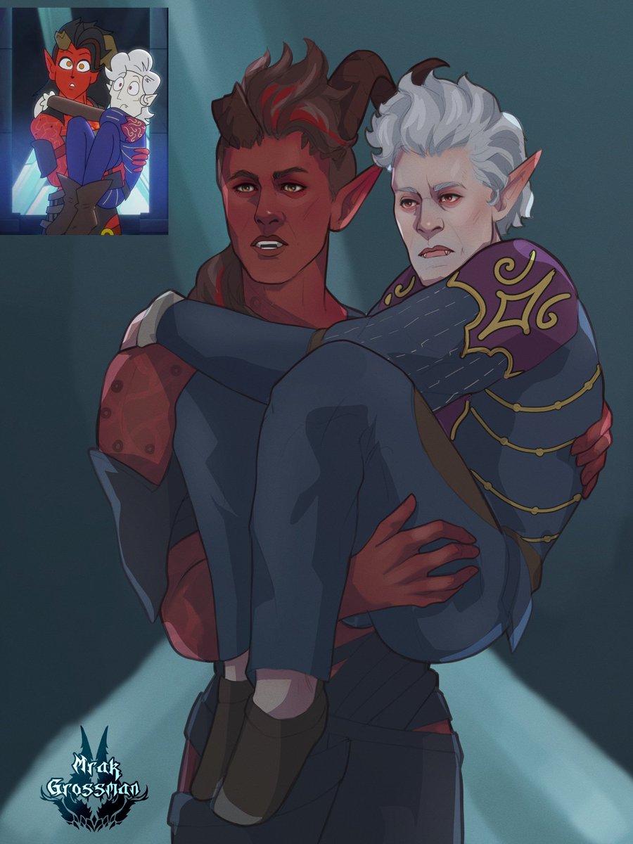 Хихик

#baldursgate3 #bg3 #балдурсгейт3 #fanart #art #фанарт #арт #astarion  #digitalart #Karlach #game