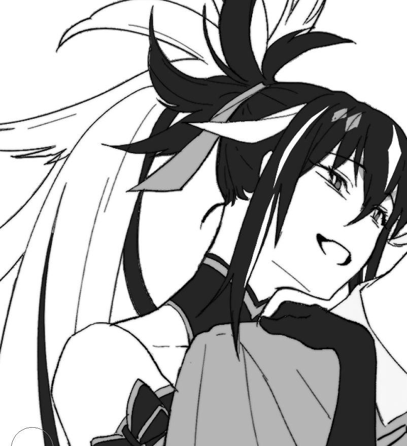 예전에 그리다가 만 그림 켜봤는데,, 레이어 다 뭉쳐버리고싶어 아마 새벽이라 센치해서 그런 거겠지