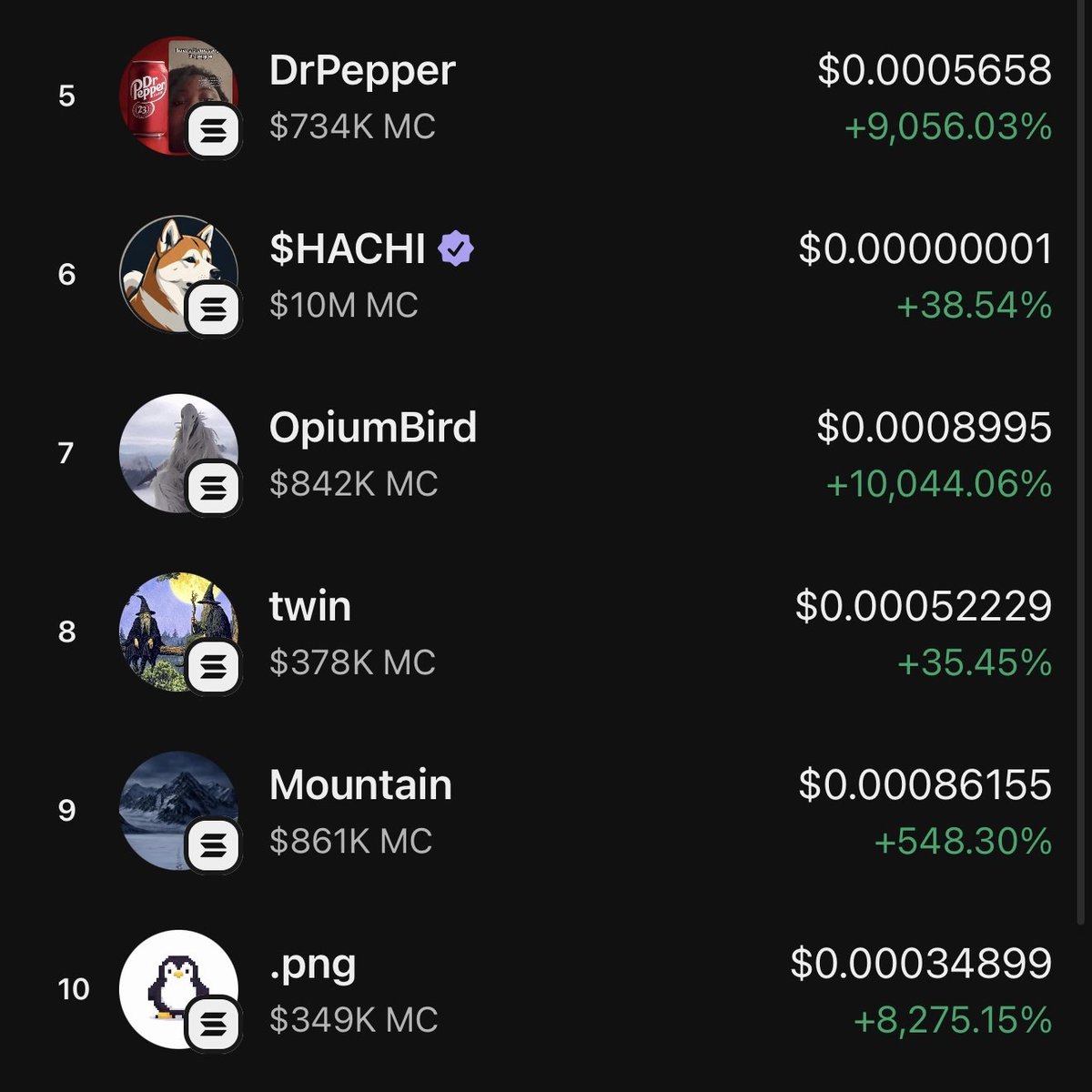 0xEthan's tweet photo. $PNG TRENDING ON @phantom https://t.co/MAWul8EdlP