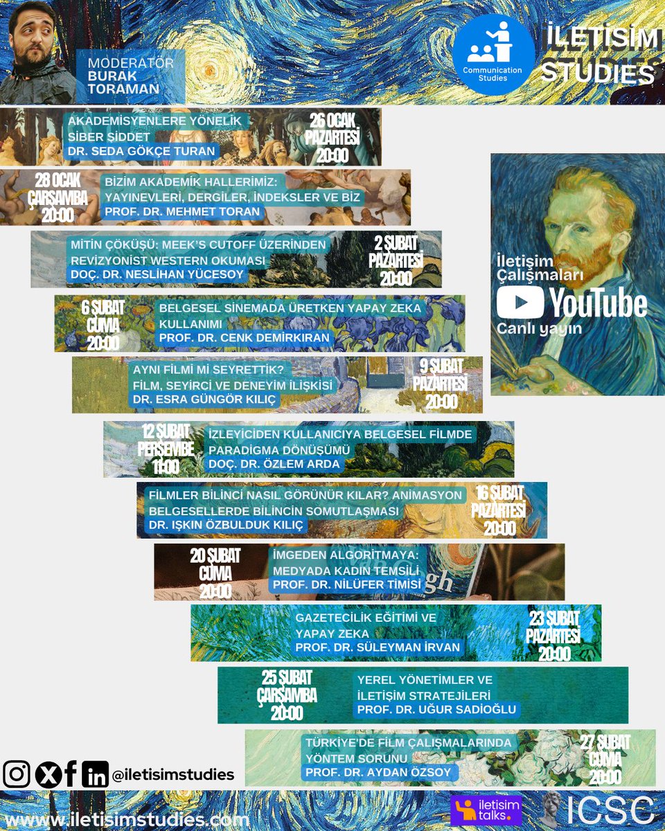 Hazır mısın? 

İletişim Çalışmaları Youtube kanalında şimdiden yerini almayı unutma!

Ocak sonunda ve  Şubat ayı boyunca beraberiz. Tarihlerinde unutma 🌿

Buradayız ⬇️
youtube.com/@iletisimcalsm…