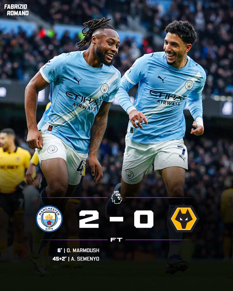 Manchester City beat Wolves! 🔵📈 Who’s been your Man of the Match?