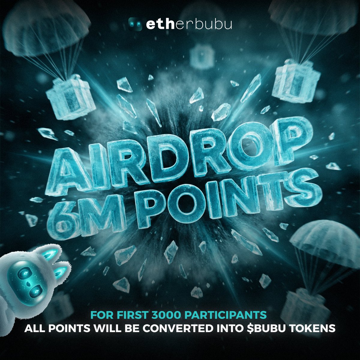 EtherBubu's tweet image. ₍ᐢ. .ᐢ₎ Airdrop 6M points 

For first 3000 participants 👇
guild.xyz/etherbubu/home

All points will be converted into $BUBU tokens 👀