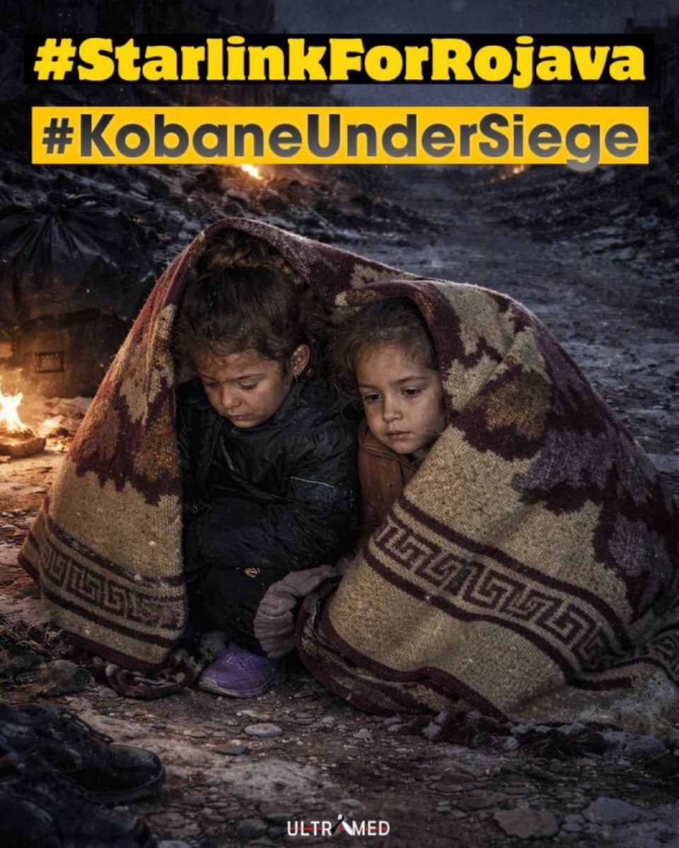 Susmaya bakmaya hakkımız yok..!!

Rojavada çocuklar soğuktan ölüyor..
Kadınlar vahşice katlediliyor..!!!

#StarlinkForRojava