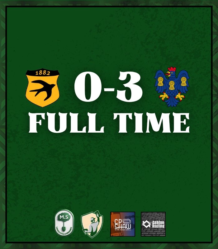 𝐅𝐔𝐋𝐋 𝐓𝐈𝐌𝐄

🟨 Stourport Swifts | 0
🟦 Northwich Victoria | 3

#Vics | #Trickies | <a href="/MidlandLeague/">Capelli Sport Midland Football League</a>