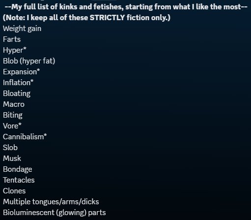 VerasFreakyAlt's tweet photo. Got around to updating the list, and also added some explanations for a few things https://t.co/tN2cgtfVad