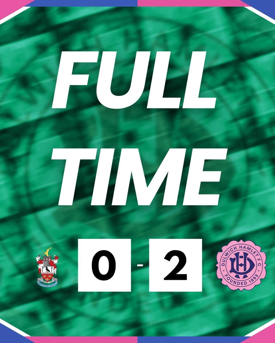 We take all 3 points back to South London!

dulwichhamletfc.co.uk/latest-news/li…