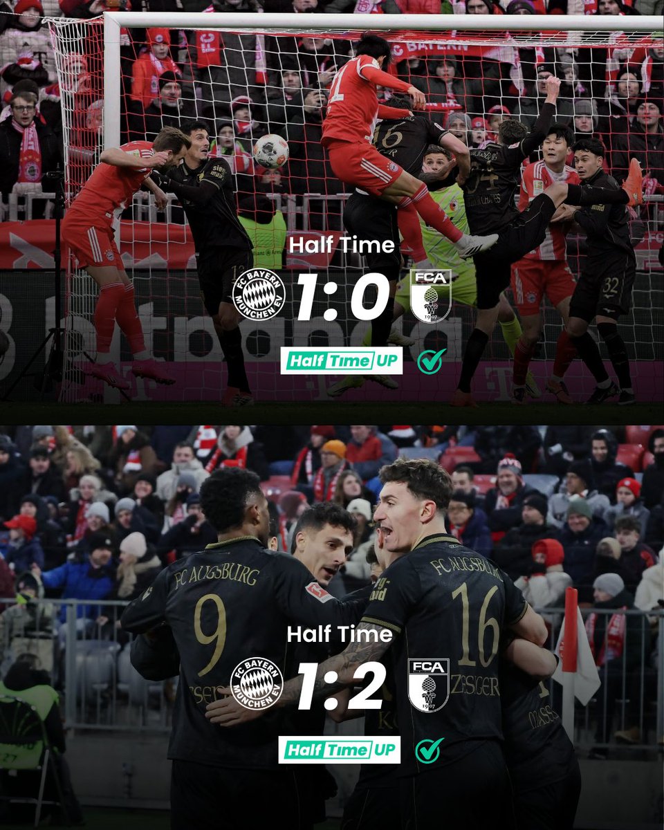 BetKingNG's tweet image. Bayern cut your ticket?

Chai!

Bayern has lost their first Bundesliga game of the season to 15th placed Augsburg despite going 1UP in the first half.

If you played straight win for Bayern Munich, your game would have lost. But if you played Half Time UP for Bayern, your ticket…