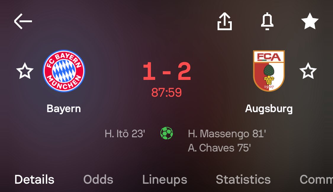 Update__Daniel's tweet image. It's not my fault I'm not a millionaire sha

Bayern.....sigh