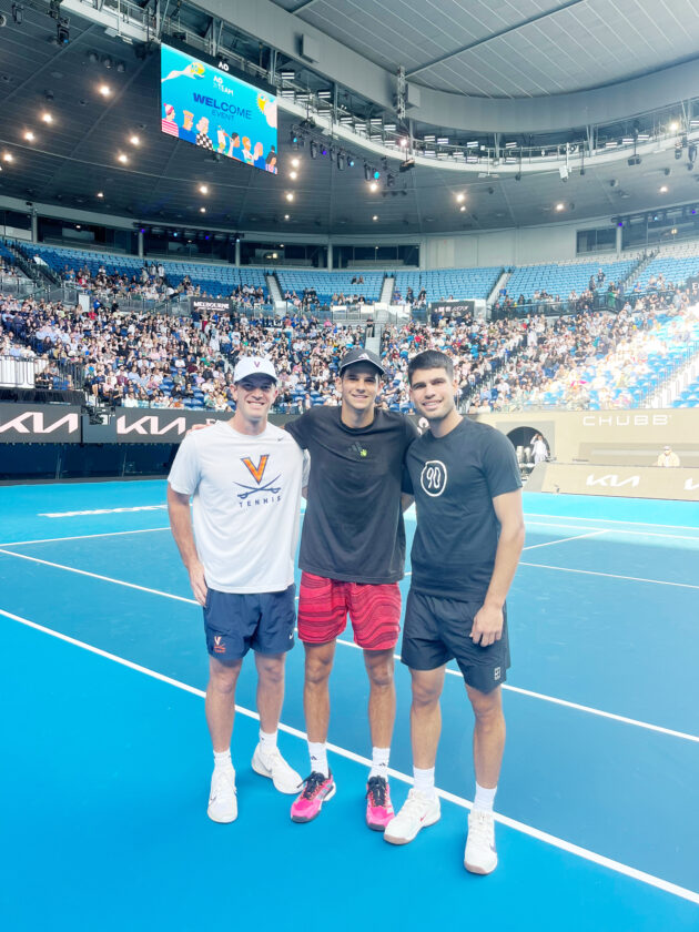 DanaBecker's tweet image. Trip of a lifetime for @Rasmussen10s with @jodar_rafa @UVAMensTennis @AustralianOpen @WartburgTennis @FDCSD

messengernews.net/sports/local-s…