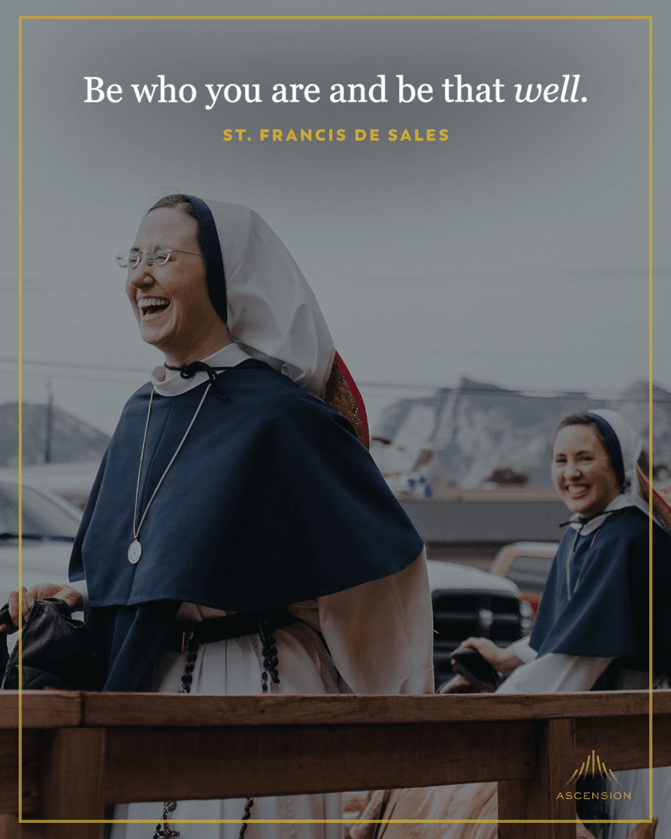AscensionPress's tweet photo. Happy feast day of St. Francis de Sales! https://t.co/VwSCoGtqmw