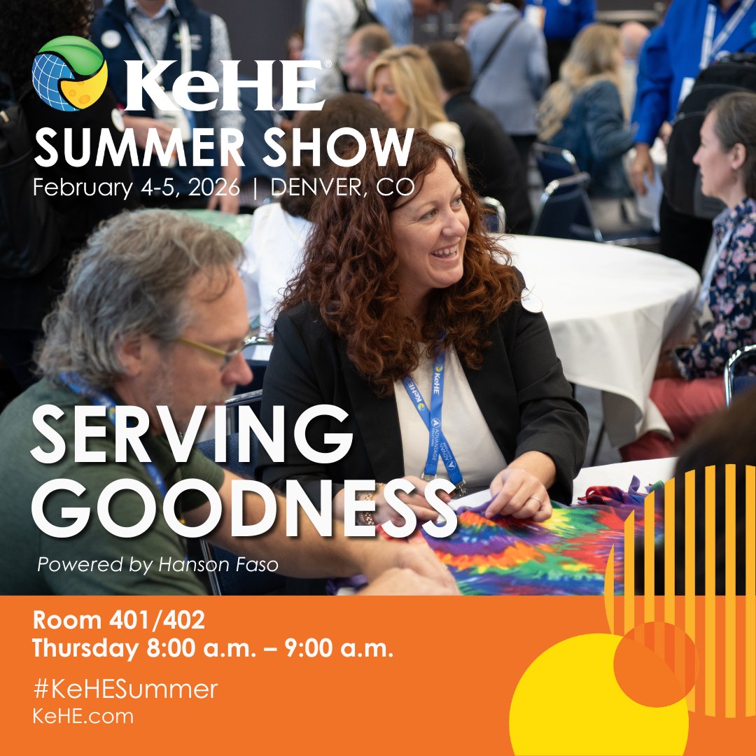 KeHEUS's tweet image. Make a difference by participating in our #ServingGoodness event! Join us as we work together to pack care bags to be distributed by the Denver Dream Center. Powered by Hanson Faso.

📅 Learn more about the event: kehe.com/kehe-cares-at-…

#KeHESummer #KeHE #DenverDreamCenter