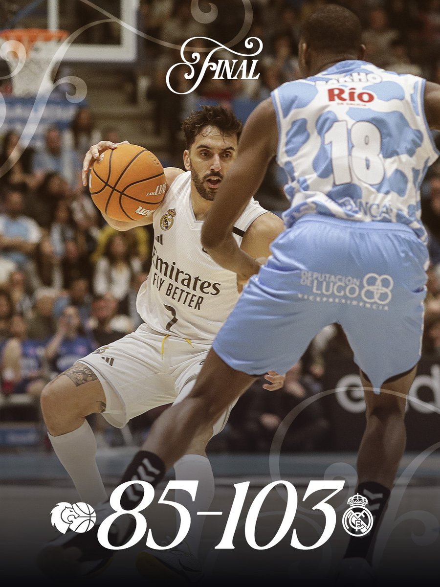 🏁 FP: <a href="/CBBreogan/">Río Breogán</a> 85 – 103 <a href="/RMBaloncesto/">Real Madrid Basket</a>