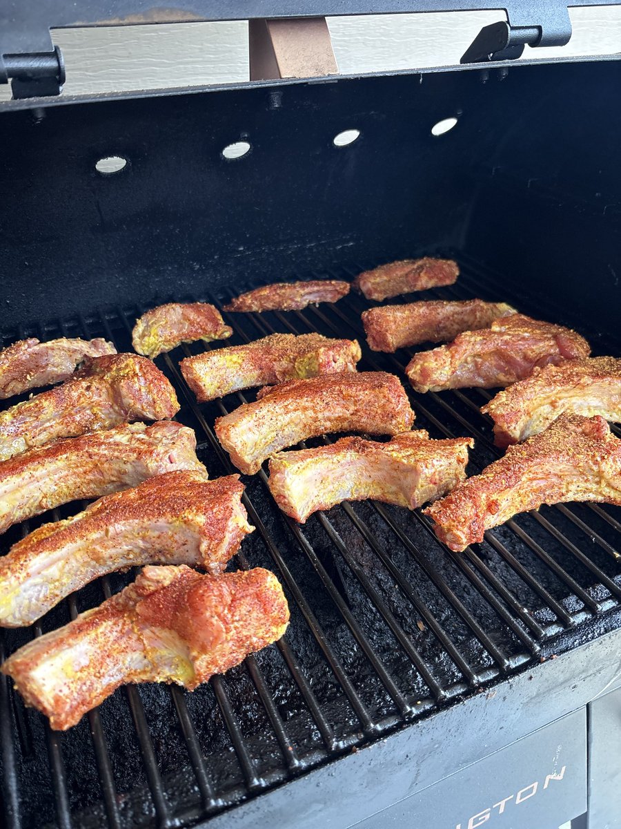 A ribs on the smoker kind of Saturday…