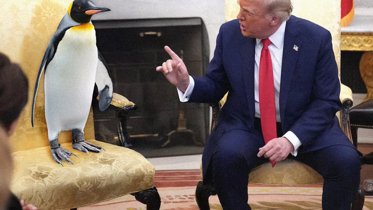 LiquidityPump's tweet image. If you're fading the White House and the U.S. government, you're fading $PENGUIN.

All the major players in this world are posting $PENGUIN memes. If you really think we're topping out at $150M, you're retarded. Forget jeeting for a moment and understand the power of this…