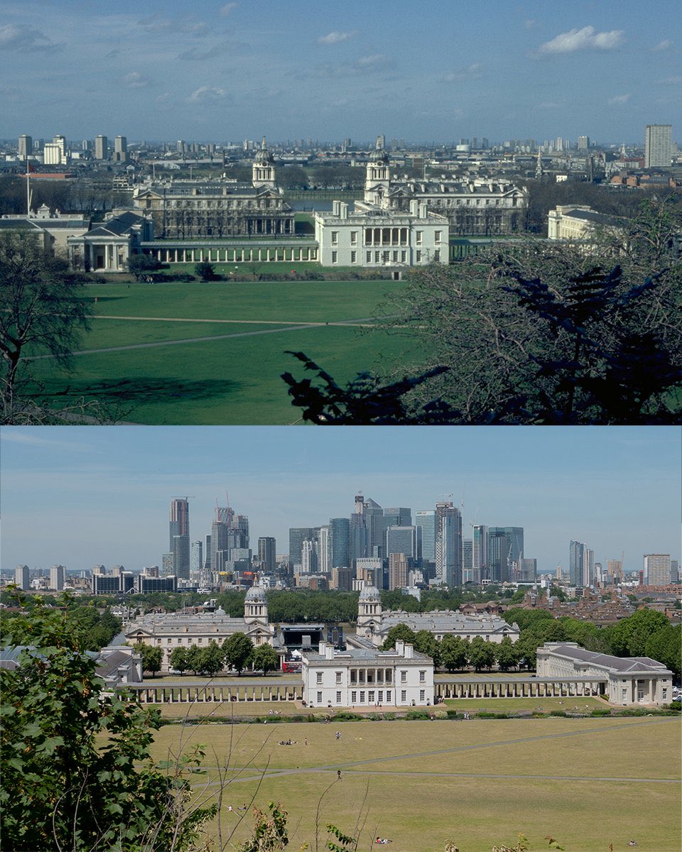 🌍 London, England.

Before and after Scottish oil.