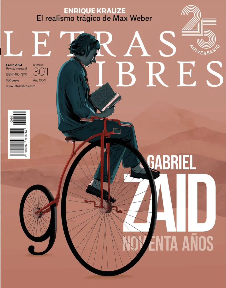 En enero de 2024 dedicamos una edición completa a volver sobre la obra de Gabriel Zaid con motivo de su 90° cumpleaños. Los invitamos a leerla: bit.ly/4pVJVKM
#ArchivoLL #Efemérides
