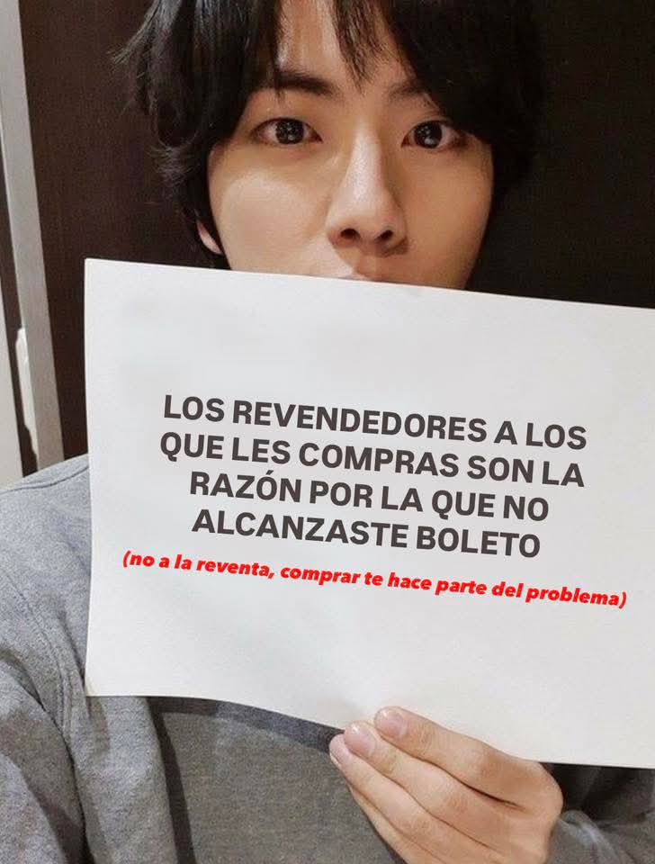 TetySanchez's tweet photo. #ARMYNoCompraReventa #ArmyContraLaReventa https://t.co/4UBUPHROkB