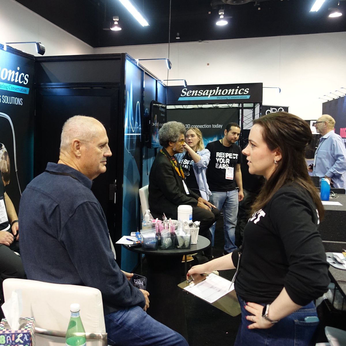 Sensaphonics's tweet photo. Join us for the final day of the 2026 @NAMMShow in Hall A, Booth #11906. Explore our 3DME Active Ambient IEM System and dB Check Pro Sound Level Analyzer, & connect with on of our onsite audiologists about guidance on protecting your hearing.
Most of all — #RespectYourEars https://t.co/ZfiUohFNYm