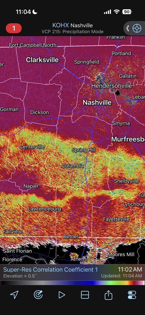 kirklabs's tweet photo. All sleet now in Columbia and Spring Hill. https://t.co/aRiaTmxpcv