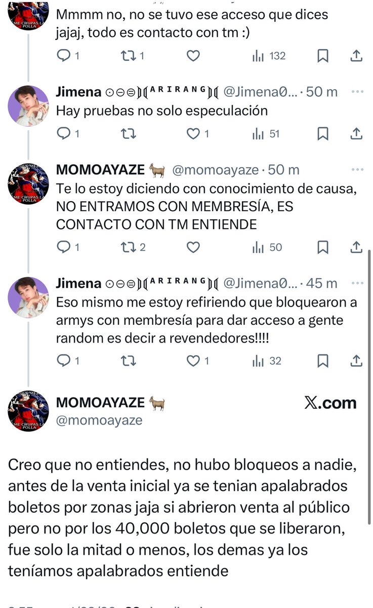 Jeniffer_Boaf's tweet photo. @Ticketmaster_Me Pero ustedes son los primeros en darle prioridad a los revendedores https://t.co/0qzKDaAB7t