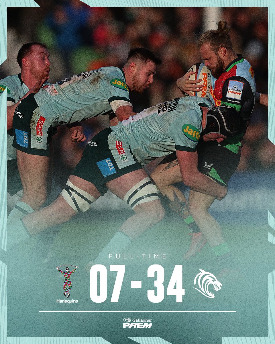 A job well done in the capital. Last one for a while in the Gallagher PREM. Thanks for the sensational support!