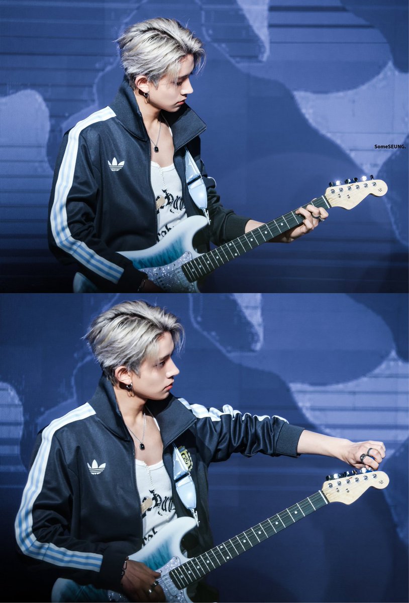 heevanstar's tweet image. Guitarist Heeseung is SO freaking cool😭