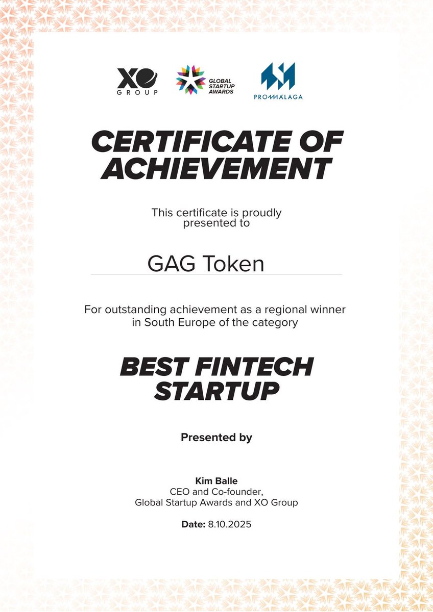 GAG Token tweet media