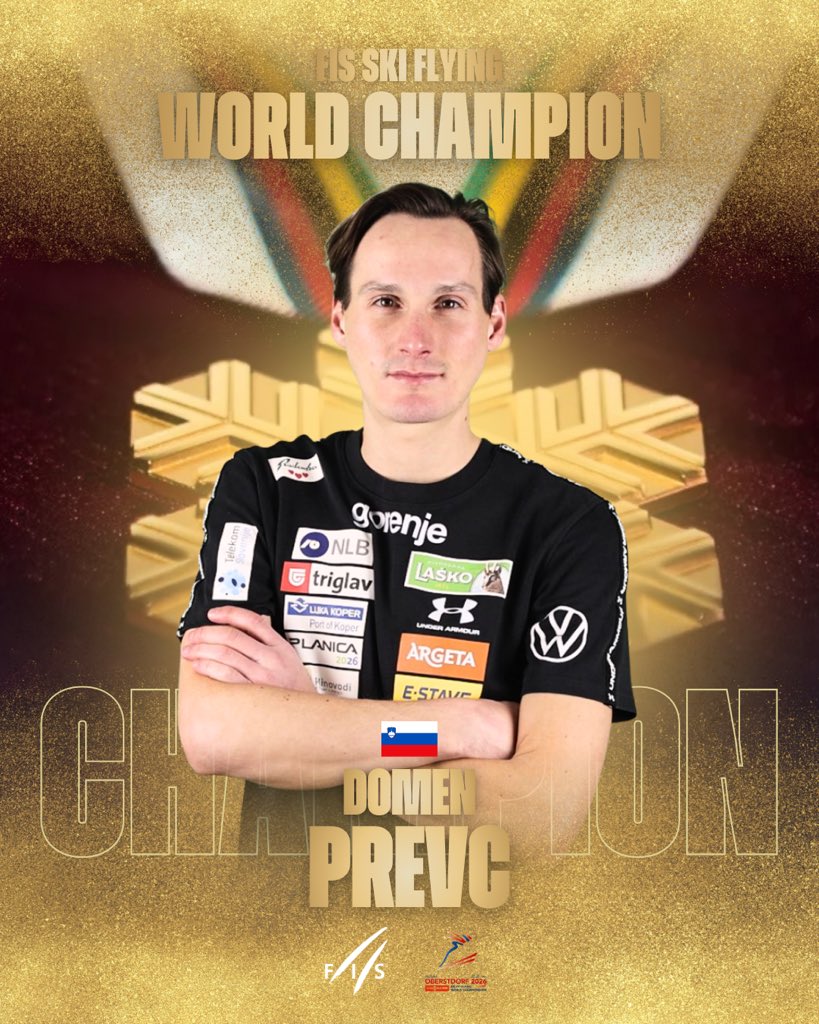 DOOOOOOMEEEEN🥇 SKI FLYING WORLD CHAMPION 🦅🚀

#fisskijumping #Oberstdorf2026