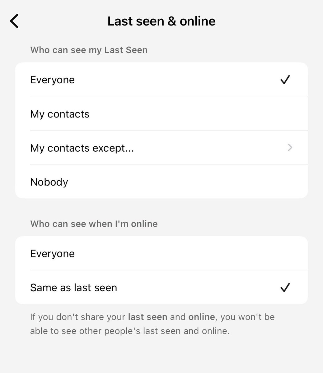 Dhwalin's tweet image. Bring another option @WhatsApp , “To selected contacts…” #whatsapp #featurerequest